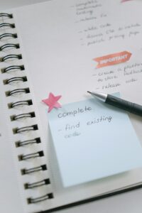 financial goal checklist